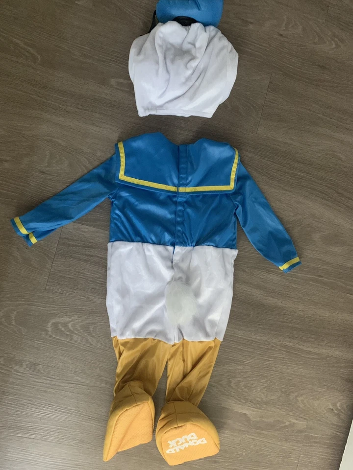 Disfraz de Pato Donald Mickey y Amigos Disney Niños 12/18 Meses Foto 2 de 4