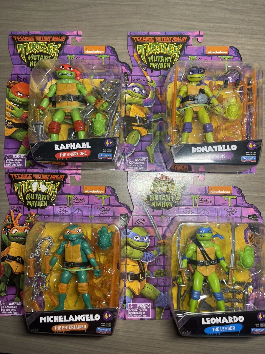 teenage mutant ninja turtles set of 4 | eBay