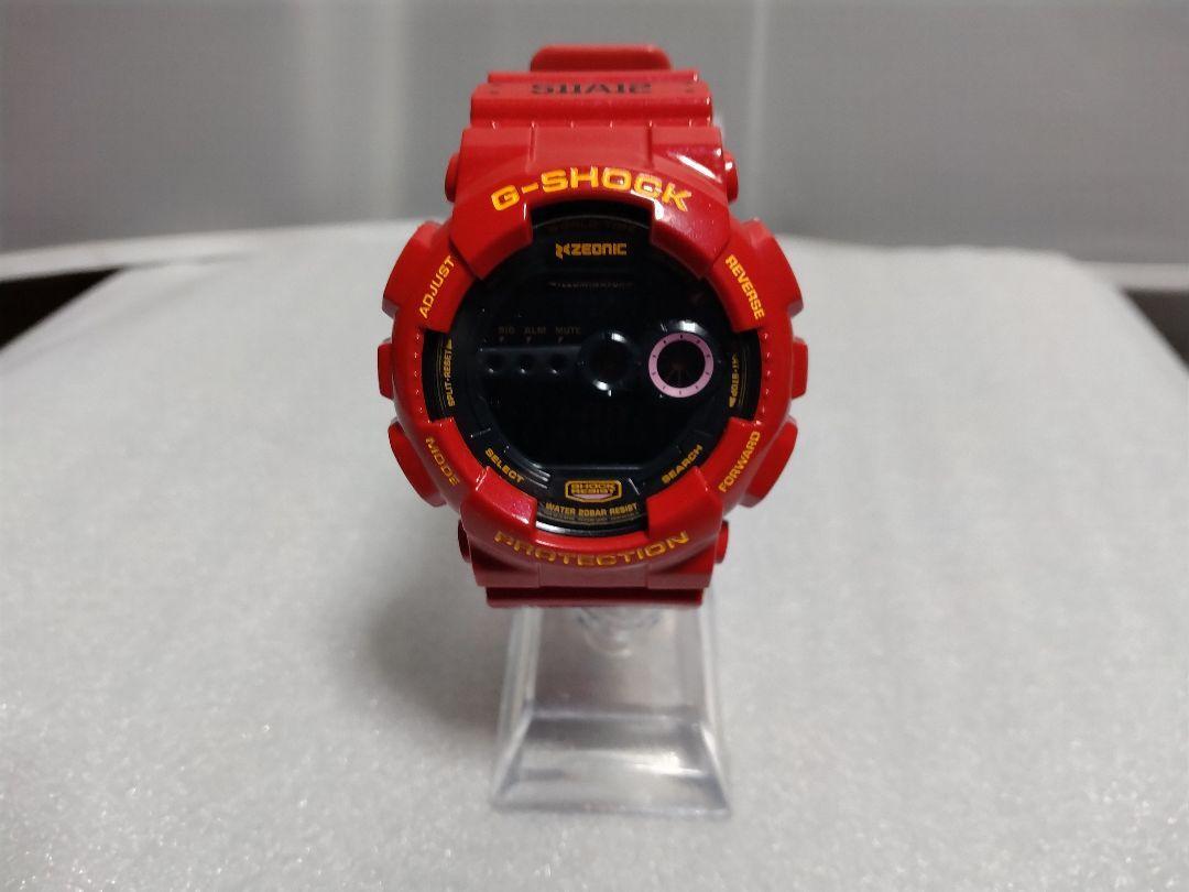 A3199 G-SHOCK×CHAR AZNABLE GD-100ガンダム Casio G-SHOCK GD-100 Char Aznable Gundam 35th anniv Working