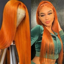 Ginger/Orange Lace Front Human Hair Wig