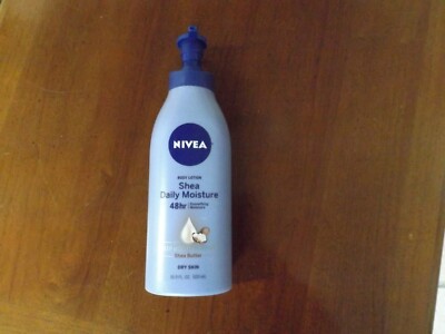 NIVEA Shea Daily Moisture Body Lotion - 48 Hour For Dry Skin 16.9 oz. 500 ml