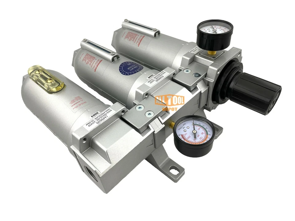 1" SUPER DUTY INDUSTRIAL GRADE FILTER REGULATOR COALESCING DESICCANT DRYER SYS - Image 4 of 4