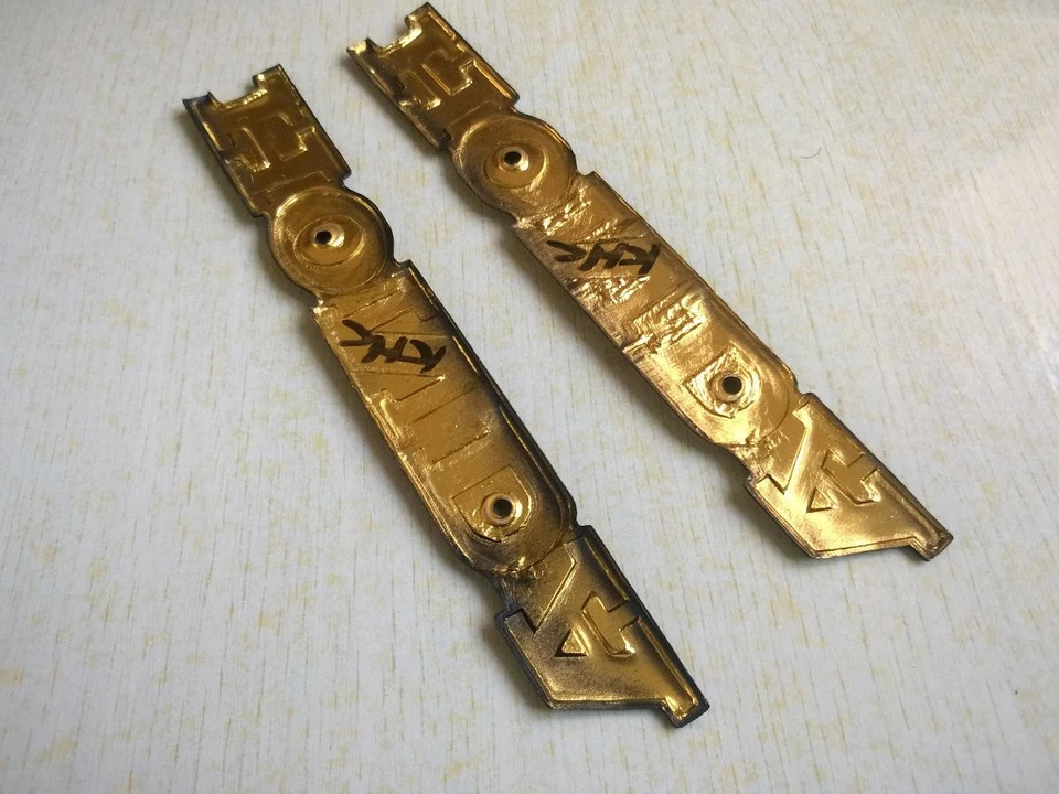 Пара Honda CB125 S CB175 CB200 CL200 CL175 CL125 S110 бензобак эмблема значок - Изображение 3 из 4