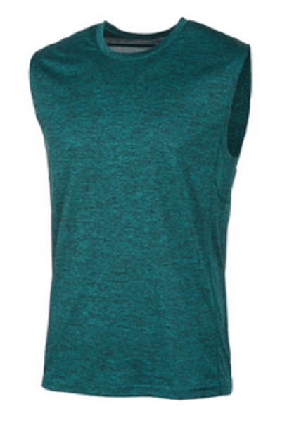 Мужская футболка без рукавов ID Ideology с сетчатой отделкой, размер XL, ярко-бирюзовый SD