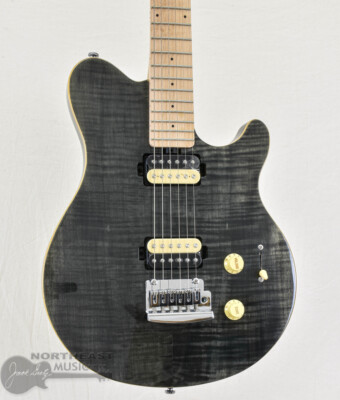 Sterling by Music-Man Axis Maple Top - Transparent Black | eBay