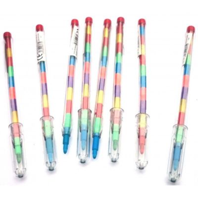 10 colour Swop Point Pencil Crayon Stationary Sets Loot Party Fillers Prizes 