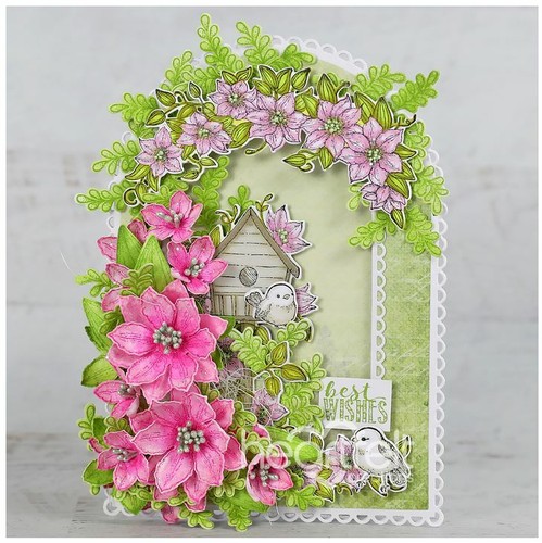 Heartfelt Creations Tool 3D Climbing Clematis Shaping Mold Flower Molding - Picture 9 of 10