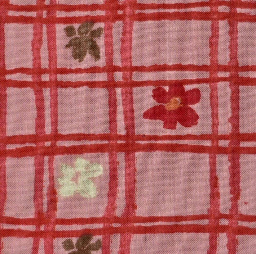 Tela de algodón rosa a cuadros de picnic Westminster Fibers 42" de ancho 2 yardas Foto 3 de 4