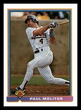 Paul Molitor 1991 Bowman #32 HOF Milwaukee Brewers NM-MINT