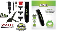 Wahl Professional Pet Dog Pro LT Lithium Ion Cord/CORDLESS Clipper Trimmer Kit