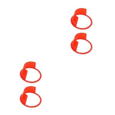 4 PCs Auto wasserdichtes Horn -Schutzhornhornhornhornschutz (Rot)