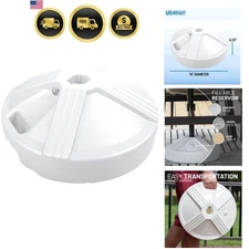 Patio Umbrella Base Heavy Duty Fillable Stand 50 Pound Capacity Outdoor