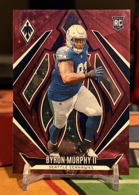 2024 Panini Phoenix Byron Murphy II Pink Stars /8 (Seattle Seahawks)