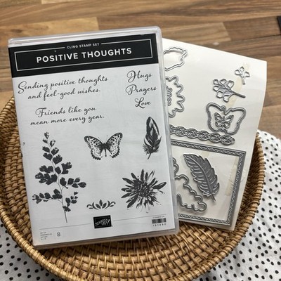 Stampin Up! Positive Thoughts Stempel mit Stanzen