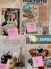 Crochet Macrame Fiber Arts Lot Books Magazines Baskets Embroidery Needle Felting — photo 7
