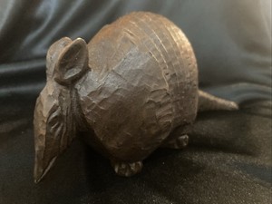 牛 ツノ ウエスタン RED MILL MFG 彫刻 おまけ付 Vintage Collectible