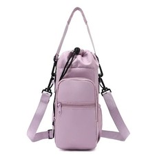 Portable Water Bottle Carrier Insulated Cup Cover Bag Holder Pouch With Strap