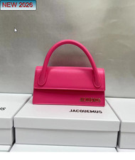 Leather Handbag Brown   Le Chiquito Style, Jacquemus