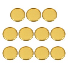 11 Pcs 32mm 1 2/7" Gold Round Book Binding Discs