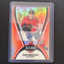 🔌IU 2025-26 UD ALLURE HOCKEY RED RAINBOW AUTO KEVIN KORCHINSKI #90