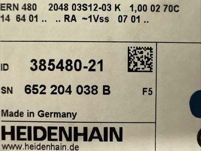 HEIDENHAIN ERN 480 2048 line rotary encoder ID 295481-21 ID 385480-21 new in box