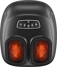 FSA Eligible HSA Shiatsu Foot Massager Machine,Electric Heated Feet Massager for