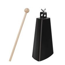 Cowbell Instrument for Drum Set 8 inch Metal Steel Cow Bell Noise Makers Cowb...