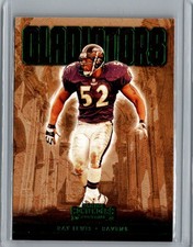 2022 Panini Contenders #GLD-RLE Ray Lewis Gladiators Emerald