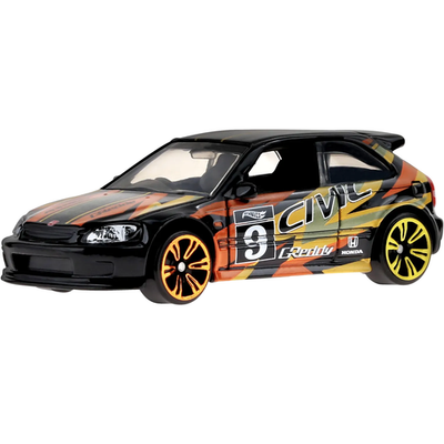 99 Honda Civic Type R (EK9) Black Hot Wheels Neon Speeders 2023