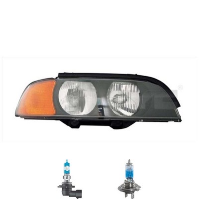 Scheinwerfer links inkl. OSRAM Premium Lampen für BMW 5er E39 mit LWR Motor