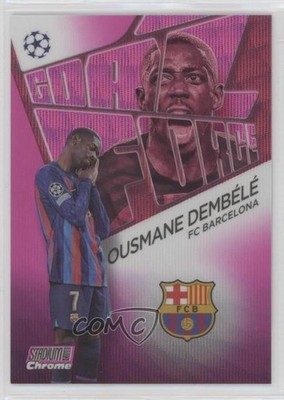 2022 Stadium Club Chrome UEFA Competitions Goal Force /150 Ousmane Dembele 0kf0