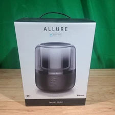 Harman Kardon Allure Voice-Activated Home Speaker with Alexa, Black & Power Cord