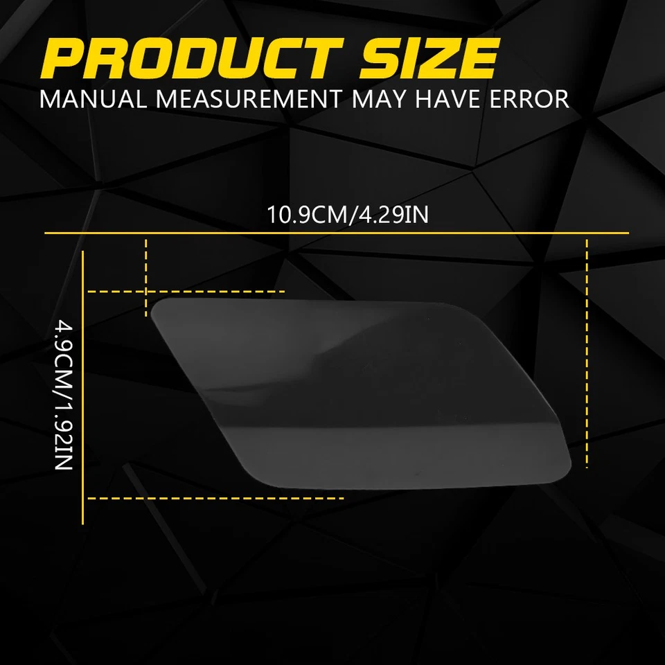 Cubierta de chorro de lavadora de faros para BMW 335i 335is 328i 2011 2012 2013 E92 E93 2-10X Foto 4 de 4