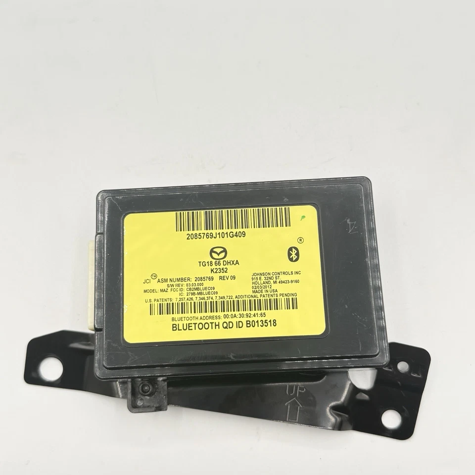 Módulo de controle Bluetooth 2010-2011 Mazda CX9 CX-9 TE6966DHXA TESTADO FABRICANTE DE EQUIPAMENTO ORIGINAL - Imagem 2 de 4