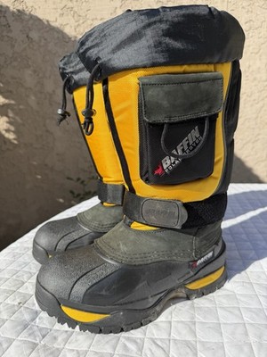 Baffin Boots Mens Size 7 40 Doug Stoup Polar Waterproof Insulated Black & Yellow