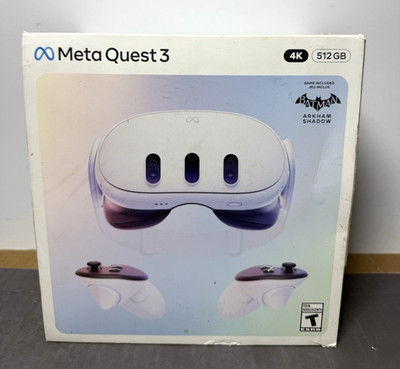 Meta Quest 3 Advanced All-in-One VR Headset with Batman: Arkham Shadow 512GB