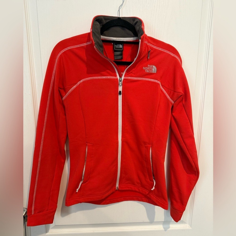 The North Face Women's orange zip up