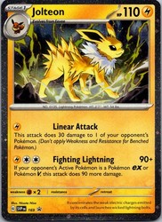 Jolteon (Cosmos Holo) 169 Scarlet & Violet Promo