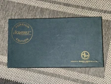 Vintage Scrabble Foreign Edition Hebrew 1975 Selchow & Righter COMPLETE SET