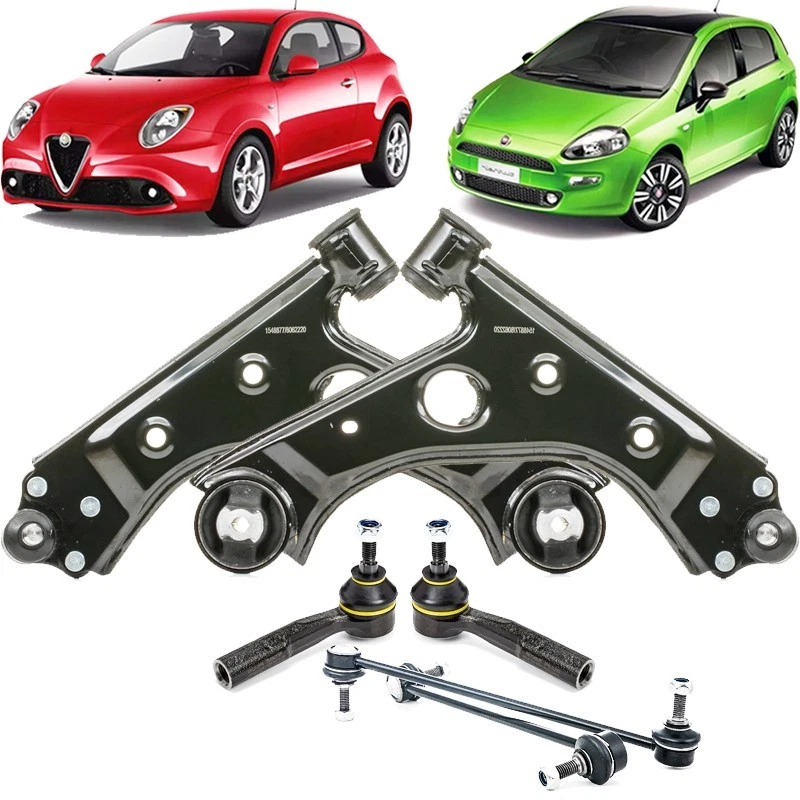 BMW SERIE 3 E36 90-99 Z3 KIT BRACCI DI SOSPENSIONE ANTERIORE SILENT BLOCK SX DX