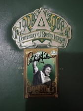 Arthur Beetson Eastern Suburbs Roosters Signed NRL Centenary 2008 Immortals Card