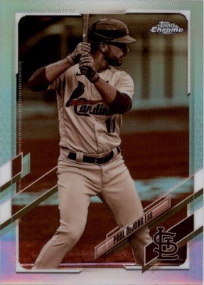 2021 Topps Chrome Sepia Refractors #118 Paul DeJong - BB