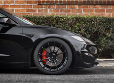 Unplugged Performance Up-03 19 Gloss Black Wheels W Tires For Tesla Model 3
