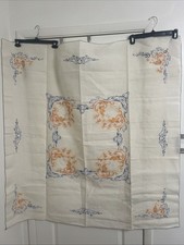 Antique Hand Made Tablecloth With Matching Napkins