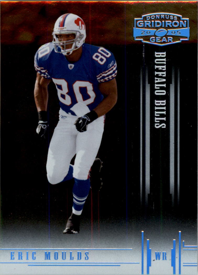 2005 Donruss Gridiron Gear Platinum Holofoil #39 Eric Moulds /25 - FB