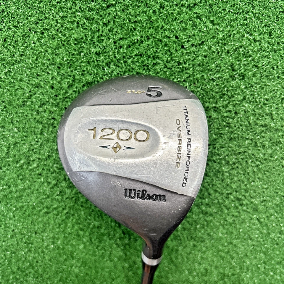 Wilson Titanium Reinforced Oversize 1200 5 Wood 21 Degree RH Golf Club 42”  - Image 2 of 4