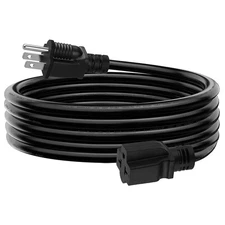 6 FT 12 Gauge Extension Cord, 12AWG 15Amp 5-15P Household AC Plug Adapter to ...
