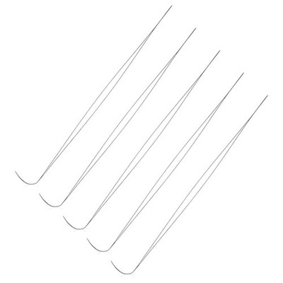 5PCS Big Eye Curved Beading Needles Stainless Steel Sewing Needles DIY Making