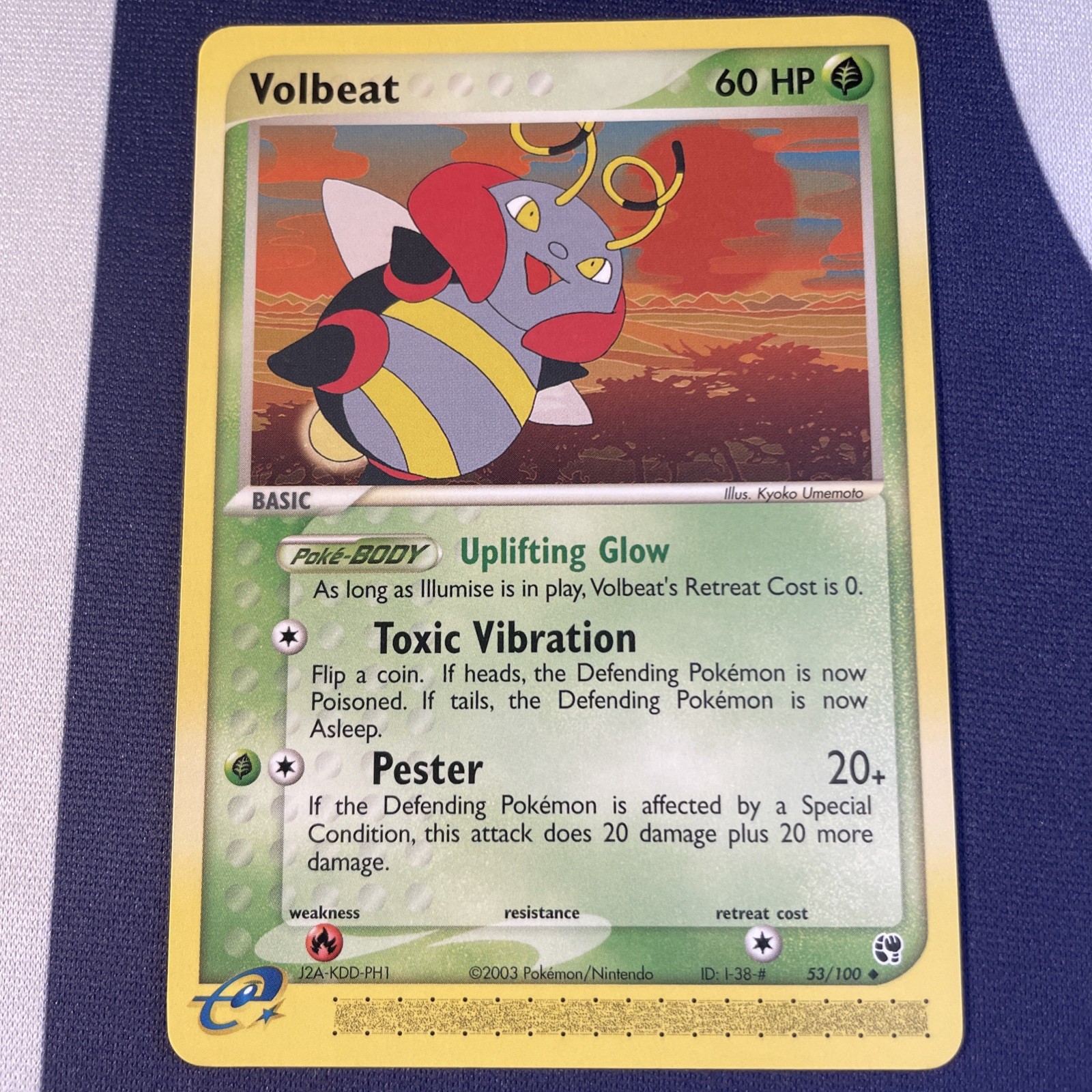 Volbeat 53/100 Uncommon Sandstorm Pokemon