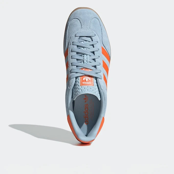 13M - [New] Men\'s adidas Gazelle Indoor Shoes Blue‎ JH5405 adidas Gazelle Indoor | Light Blue | SVD USA main image 4